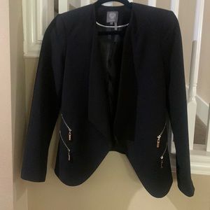 Black Vince Camuto open front blazer sz 2